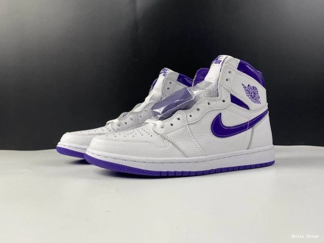 Bmlin Shoes CD0461-151 HIGH AIR JORDAN PURPLE RETRO 1 COURT 0812